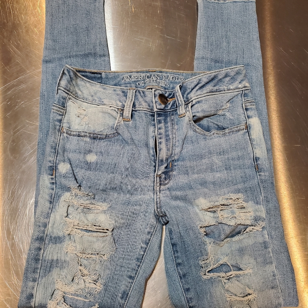 American Eagle Hi-rise jeggings super stretch size 2